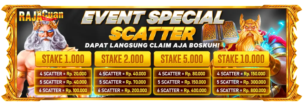 Event seru di rajacuan makin untung